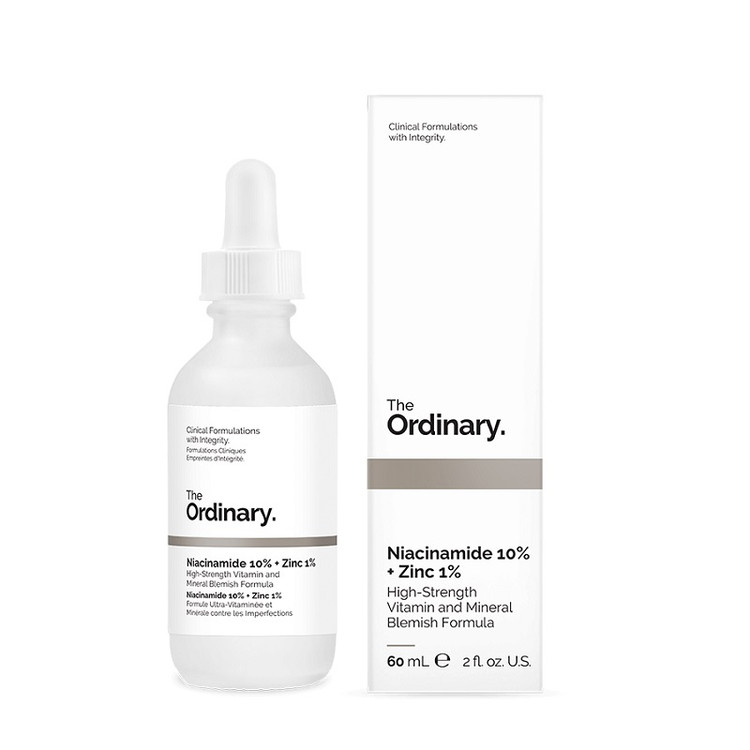 سرم پوست کوچک کننده منافذ پوست دی اوردینری مدل 1% Niacinamide 10% + Zinc حجم ۳۰ میلی لیتر