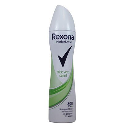 اسپری ضد تعریق زنانه ۴۸ ساعته مدل آلوورا Rexona Aloe Vera Scent اصلی ایتالیا حجم ۲۰۰ میلی لیتر