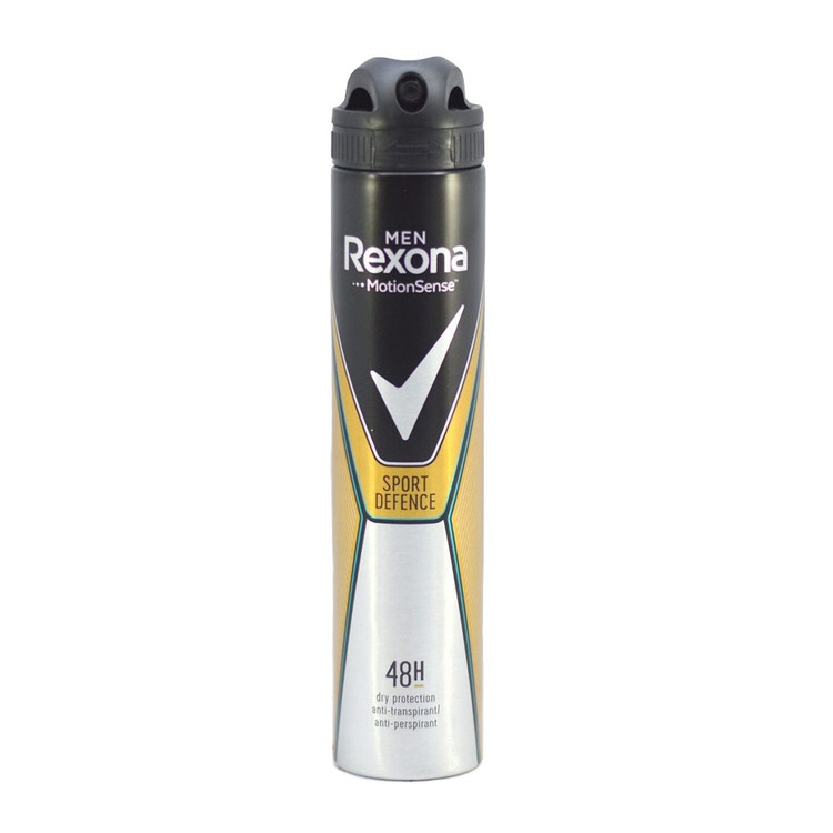اسپری ضد تعریق مردانه ۴۸ ساعته رکسونا مدل اسپورت دیفنس Rexona Sport Defence اصلی ایتالیا حجم 200 میلی لیتر