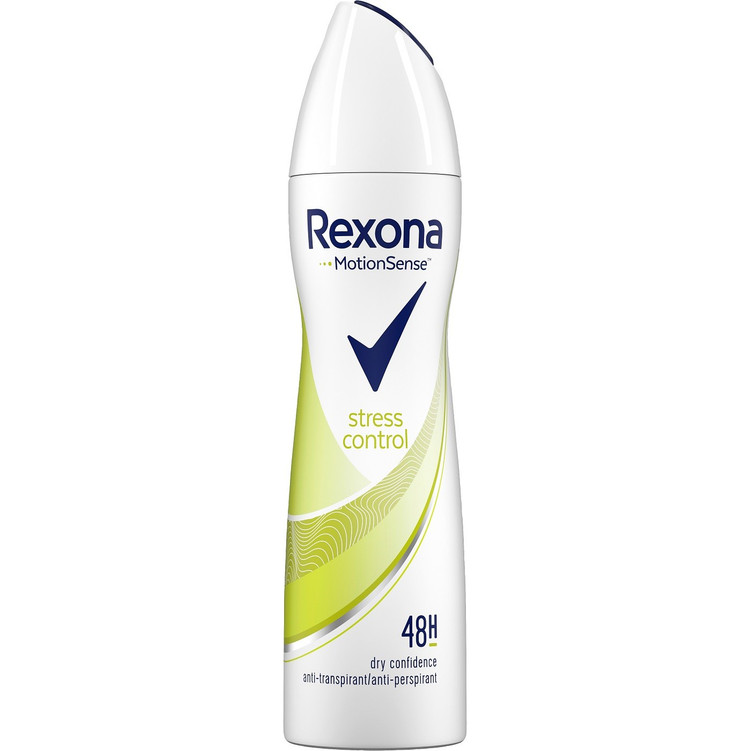 اسپری ضد تعریق بدن زنانه رکسونا ۴۸ ساعته مدل استرس کنترل Rexona Stress Control اصلی ایتالیا حجم 200 میلی لیتر
