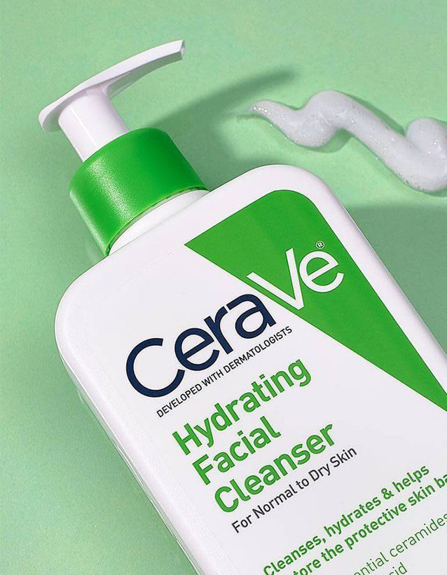 ژل شستشو و آبرسان مخصوص پوست نرمال و خشک، بدون عطر سراوی Cerave حجم 236 میل