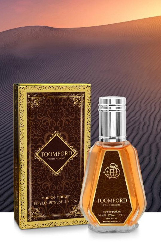 ادکلن مردانه تام فورد پور هوم چرمی 50میل فرگرانس ورد | Fragrance Word Tom Ford Pour Homme leather 50 ml