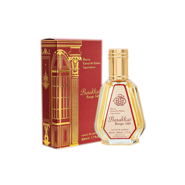 ادکلن زنانه باراکات رژ 540 فرگرانس ورد حجم ۵۰ میل | Barakkat Rouge 540 Fragrance World 50 ml