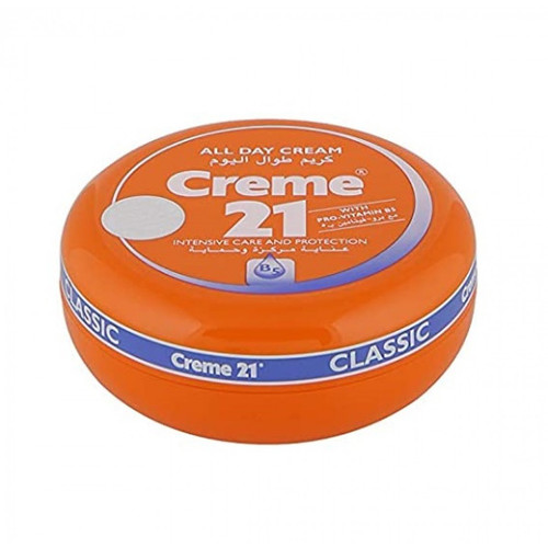 کرم مرطوب کننده کرم 21 اورجینال آلمان Creme 21 مدل کلاسیک CLASSIC حاوی ویتامین E حجم ۱۵۰ میلی لیتر