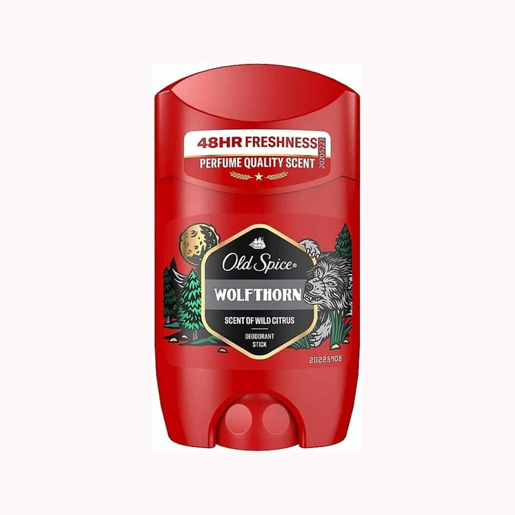 مام استیکی ۴۸ ساعته اولد اسپایس مدل ولف تورن حجم ۵۰ میل Old Spice Wolfthorn