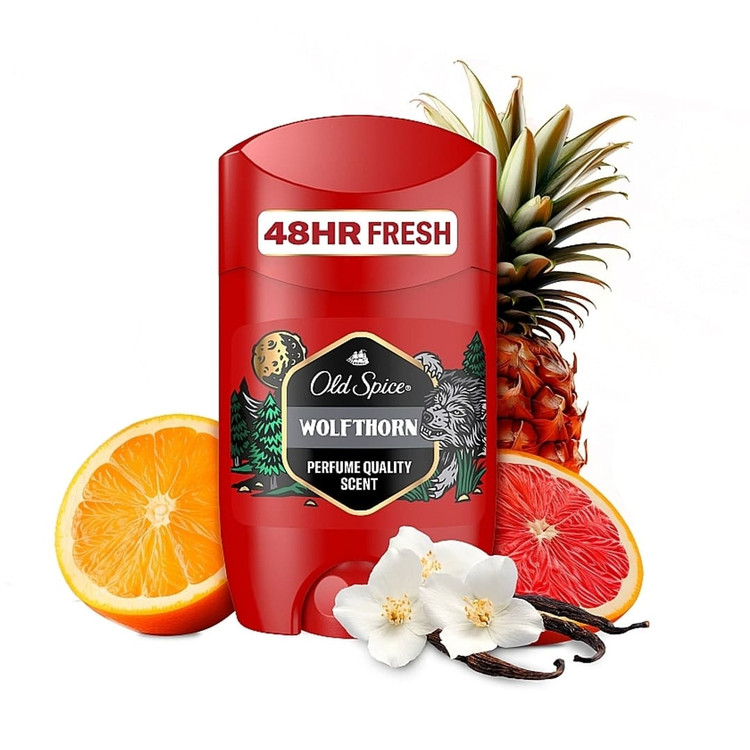 مام استیکی ۴۸ ساعته اولد اسپایس مدل ولف تورن حجم ۵۰ میل Old Spice Wolfthorn