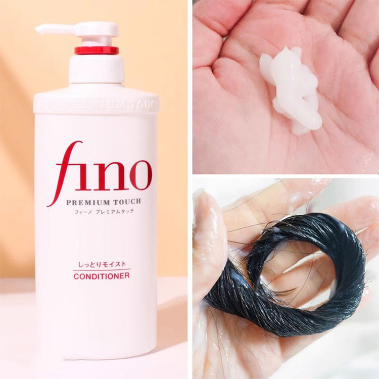 نرم کننده و ترمیم کننده مو پریمیوم تاچ فینو شیسیدو Shiseido Fino حجم 550میل