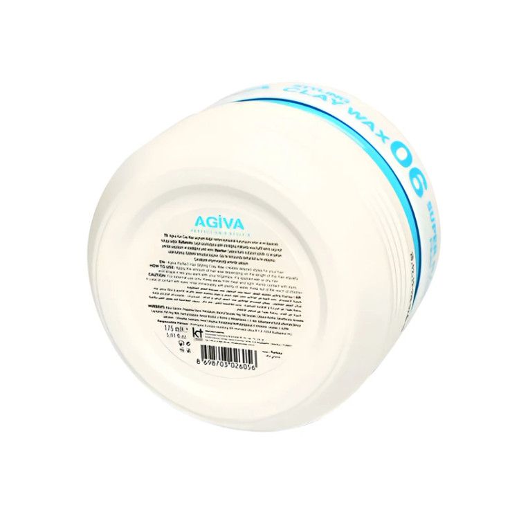 وکس حالت دهنده حرفه ای مو آگیوا AGIVA اورجینال ترک مدل STYLING WAX شماره ۰۶ اسپایدر SPIDER محصول کشور ترکیه حجم 175 میل