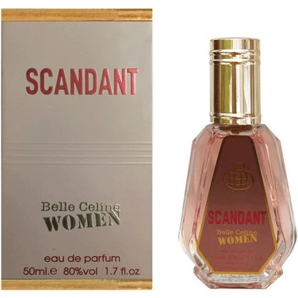 ادکلن زنانه اسکندانت بله سلین SCANDANT Belle Celine فرگرانس ورد رایحه اسکندال حجم ۵۰ میل