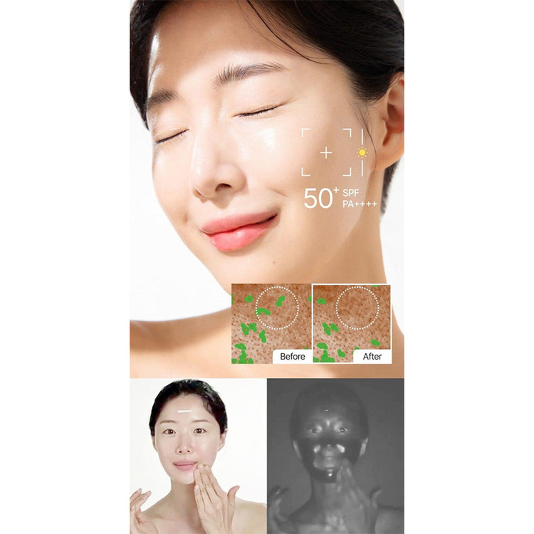 کرم ضد آفتاب ضد لک ، روشن کننده و کوچک کننده منافذ پوست ++++SPF 50 PA سلیمکس Celimax اورجینال کره حجم ۵۰ میل