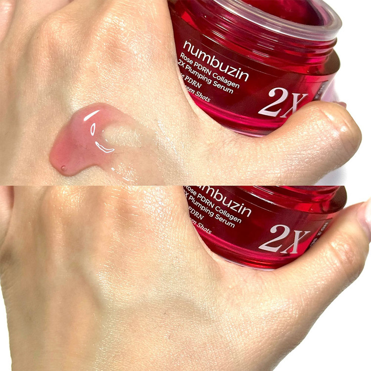 سرم ضد چروک و حجم دهنده پوست نامبوزین Numbuzin شماره ۲ مدل 2X حاوی PDRN گل رز و کلاژن حجم 30 میل