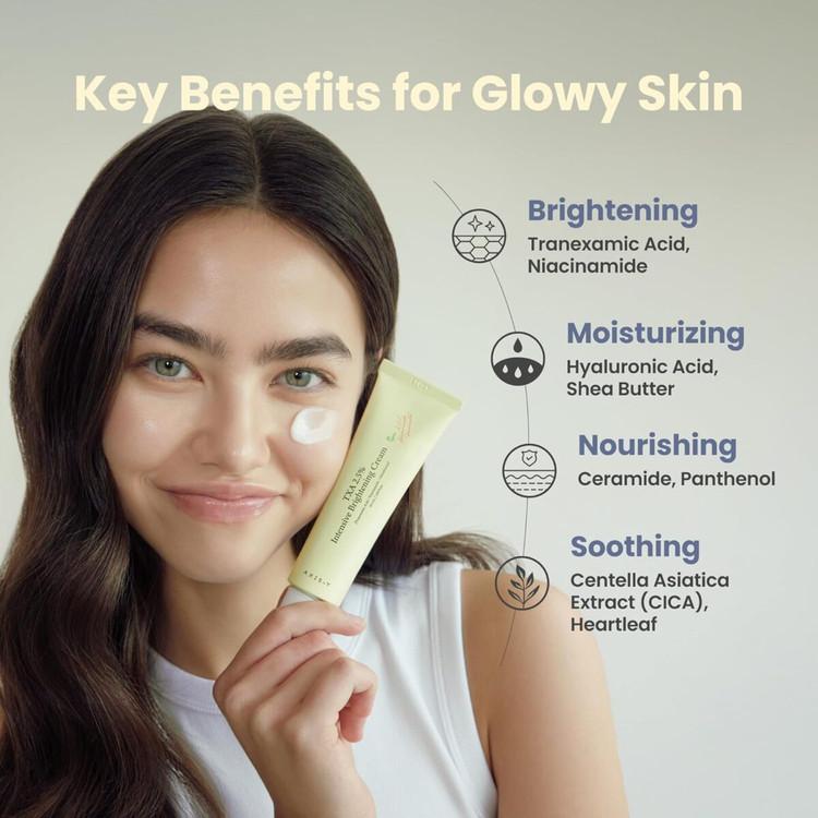 کرم ضد لک و روشن کننده پوست اکسیس وای AXIS - Y مدل TXA 2.5% Intensive Brightening Cream حجم 50ml