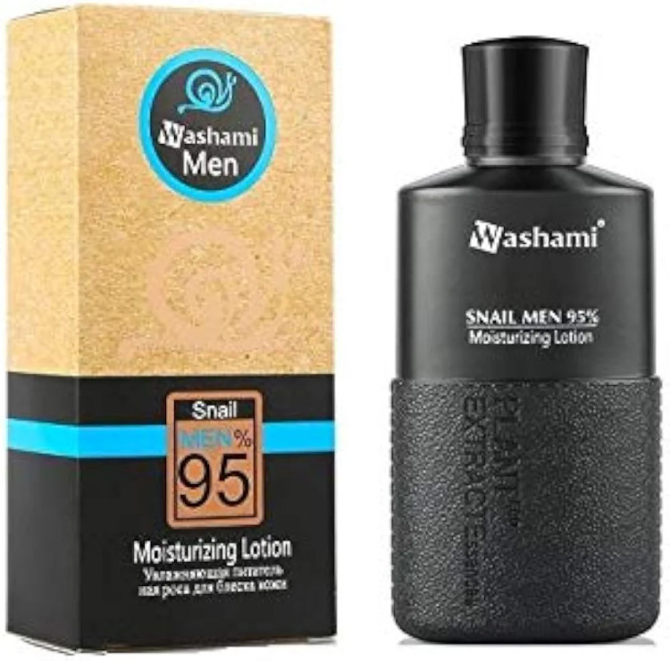 لوشن مرطوب کننده مردانه ۹۵٪ حلزون واشامی Washami حجم ۱۵۰ میل
