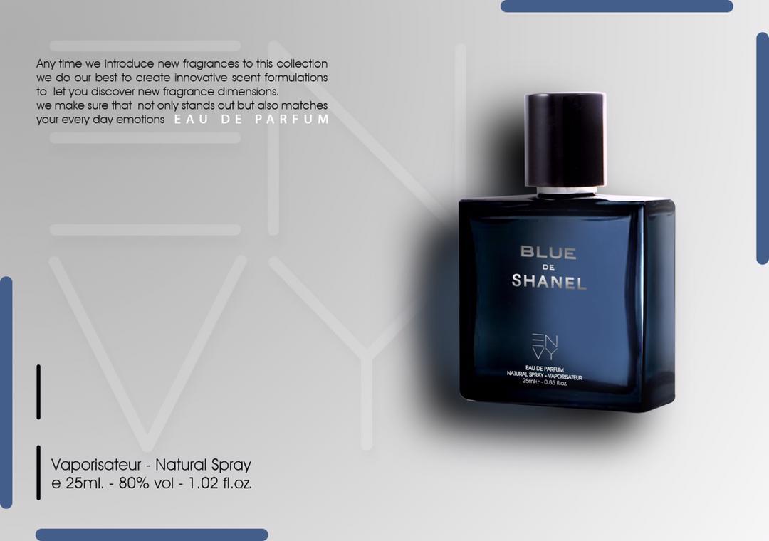 ادکلن مردانه مینیاتوری بلو دی شنل Blue De Shanel برند بالرینا Ballerina حجم 30 میل