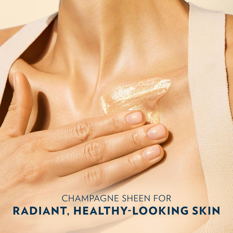 روغن ژل بدن شاین دار (شیمر) وازلین اورجینال مدل SUNLIT GLOW حجم 200 میلی لیتر