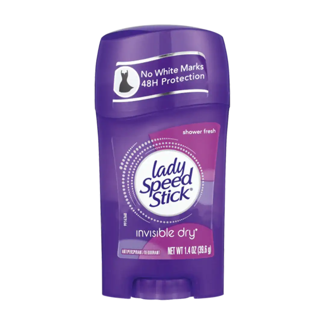 مام استیک ۴۸ ساعته لیدی اسپید lady Speed مدل Invisible Dry Shower Fresh حجم 39.6 گرم