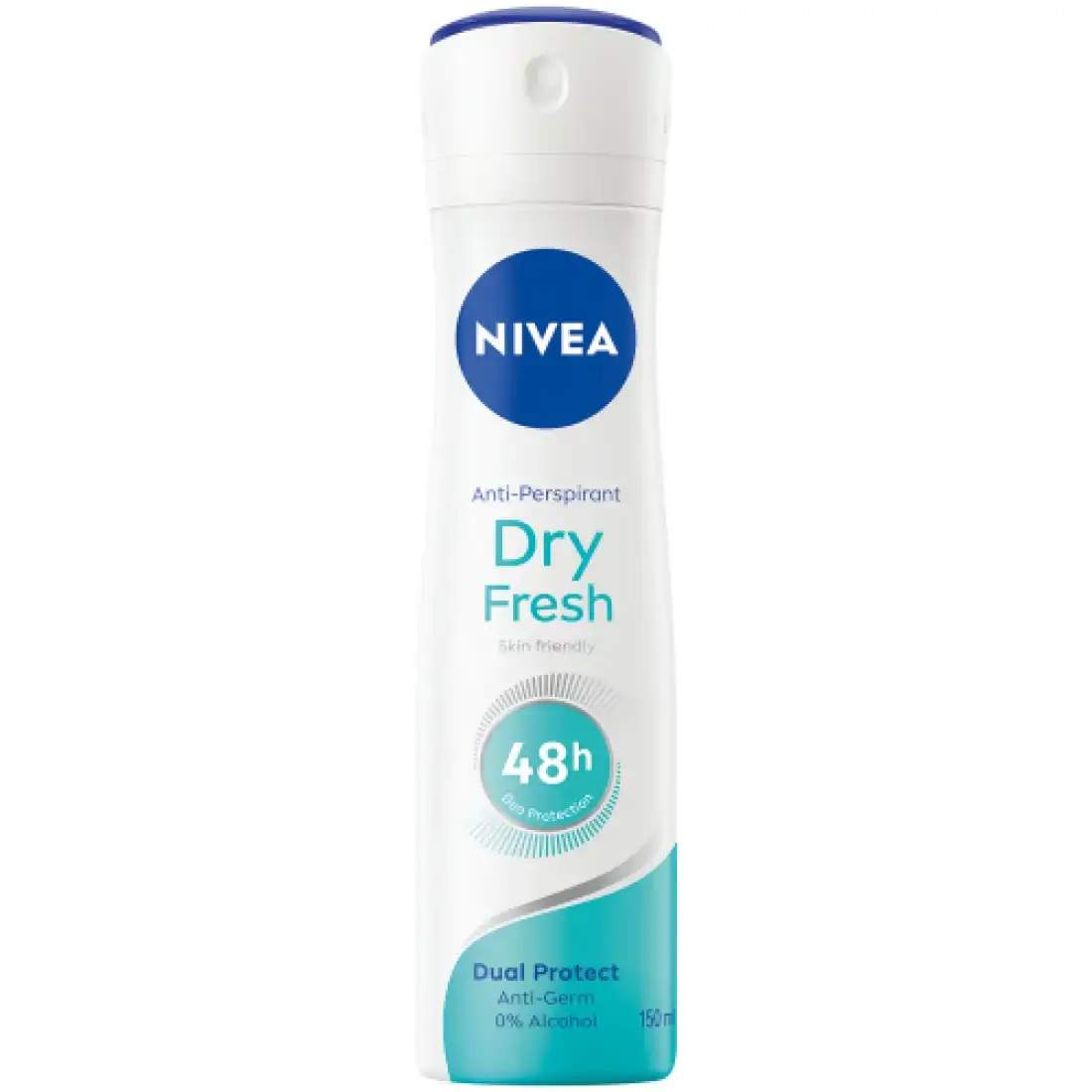 اسپری ضد تعریق دئودرانت زنانه 48 ساعته درای فرش نیوا حجم ۱۵۰ میل  Nivea Dry Fresh Deodorant