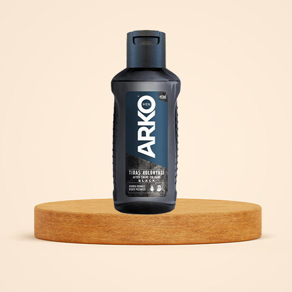 افتر شیو مردانه آرکو ARKO مدل بلک Black با خاصیت خنک کننده و ضد التهاب حجم 255ml
