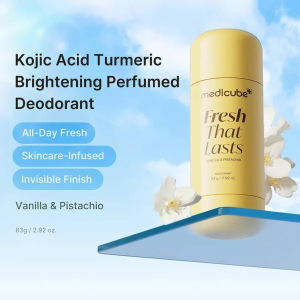 دئودورانت مدیکوب Fresh That Lasts روشن کننده و از بین برنده تیرگی زیر بغل با رایحه وانیلا و پسته وزن ۸۳ گرم