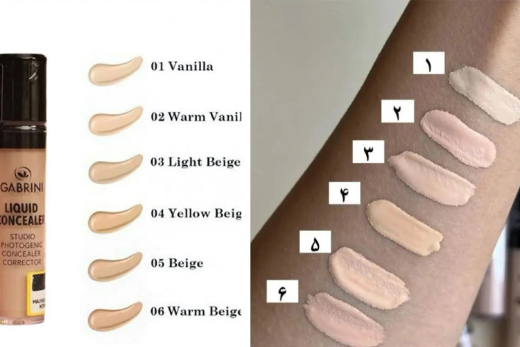کانسیلر مایع گابرینی GABRINI شماره ۰5 ( Beige ) حجم ۱۳ میل