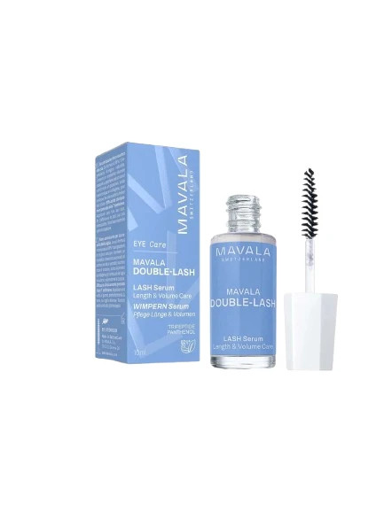 سرم تقویت مژه ماوالا Mavala اصل سوئیس مدل دابل لش Double Lash حجم 10 میل