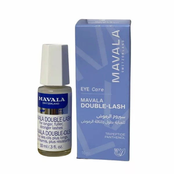 سرم تقویت مژه ماوالا Mavala اصل سوئیس مدل دابل لش Double Lash حجم 10 میل