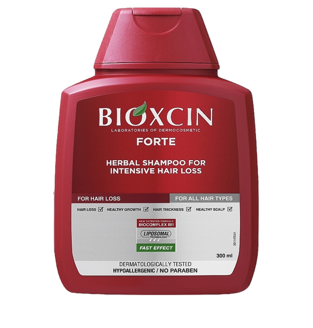 شامپو ضد‌ریزش مو بیوکسین Bioxcin سری فورت Forte مناسب انواع موها حجم 300 میل