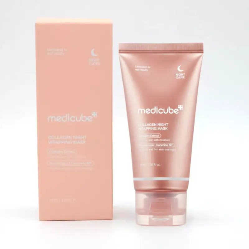 ماسک شب کلاژن لایه بردار مدی کیوب Medicube حجم 75 میل