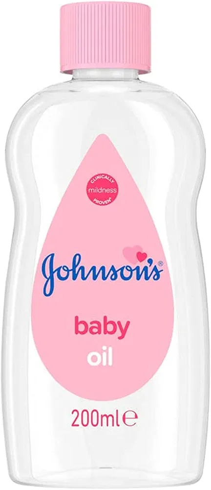 روغن بدن کودک جانسون Johnson Baby Oil اصل ایتالیا حجم ۲۰۰ میلی لیتر