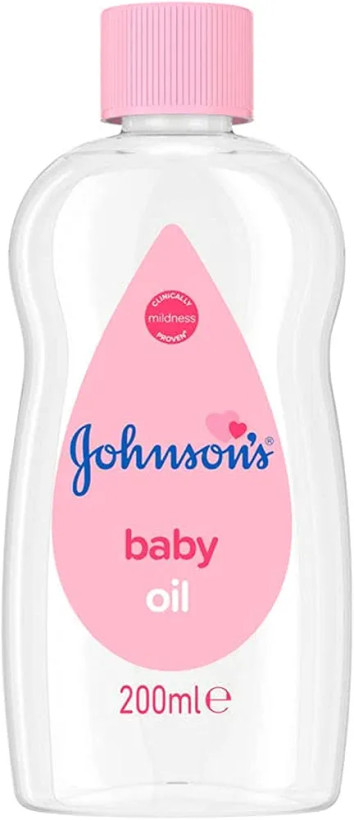 روغن بدن کودک جانسون Johnson Baby Oil اصل ایتالیا حجم ۲۰۰ میلی لیتر