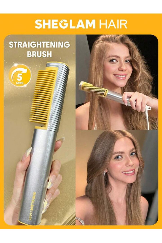 برس حرارتی سه بعدی صاف کننده مو شیگلم Sheglam مدل Sleek Chic 3D