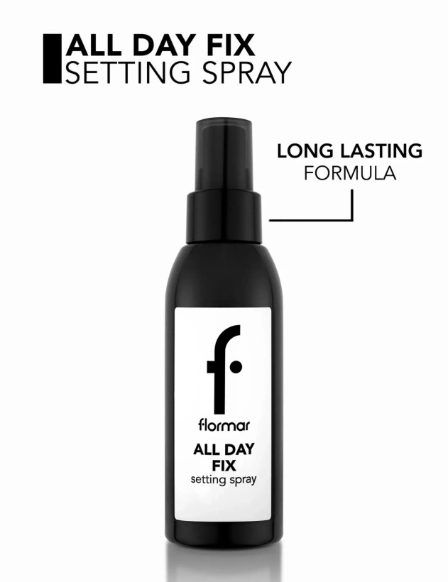 اسپری فیکس فلورمار Flormar مدل All Day Fix مناسب انواع پوست حجم 125 میل